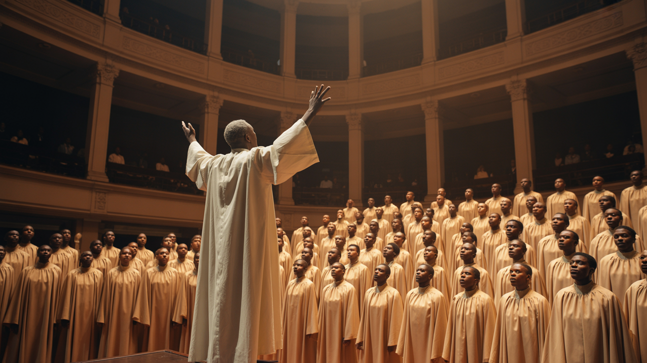 Vue panoramique du concert